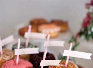 Birthday Party Inspiration : Donuts and milk! Would be perfect for a kid's party!