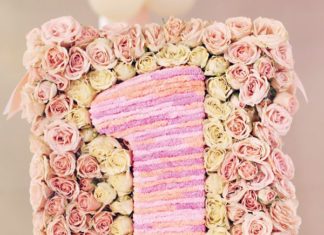 Birthday Party Inspiration : Floral One Sign for Birthday
