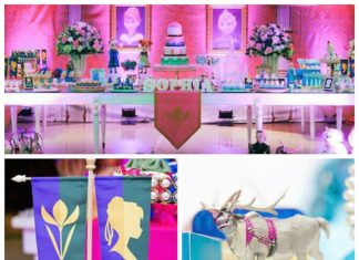 Birthday Party Inspiration : From the amazing cake and desserts to the beautiful ice sculpture and elegant pe…
