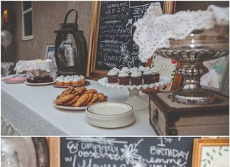 Birthday Party Inspiration : Lots of sweets were on hand to celebrate, and everyone relaxed and enjoyed watch…