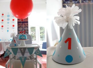 Birthday Party Inspiration : Modern Elephant Balloon Birthday