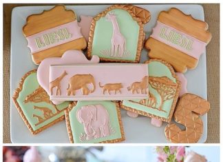 Birthday Party Inspiration : Safari cookies!