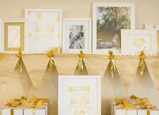 Birthday Party Inspiration : Sparkle and Shine! A Golden Second Birthday