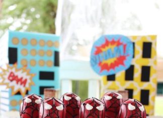 Birthday Party Inspiration : Spiderman cake pops