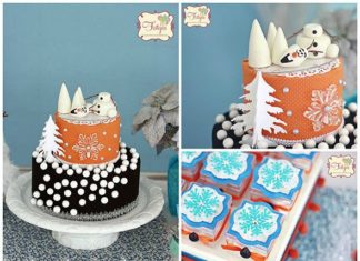 Birthday Party Inspiration : The fabulous two-tier Olaf cake is adorable! The details on the cake are absolut…