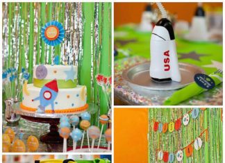 Birthday Party Inspiration : This Rocket Ship Birthday Party Is Out of This World