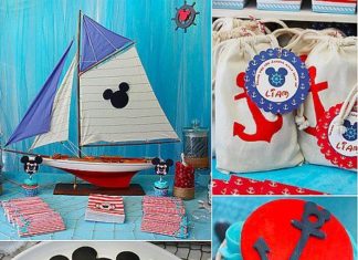 Birthday Party Inspiration : This birthday bash was decked out in red, blue, and aqua with nautical decor inc…
