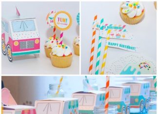 Birthday Party Inspiration : This party is just delightful and is sure to have everyone screaming for ice cre…
