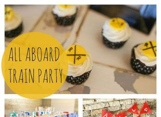Birthday Party Inspiration : Train party details.