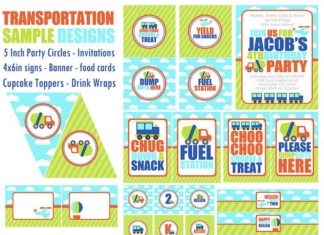 Birthday Party Inspiration : Want to to re-create this party for your own transportation-obsessed tot? For $3…