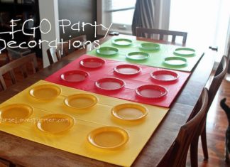 Birthday Party : LEGO Party Decorations by NurseLovesFarmer, via Flickr