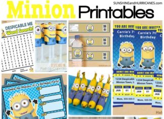 Birthday Party : Looking for minion themed printables for a parties, teaching or just everyday fu…