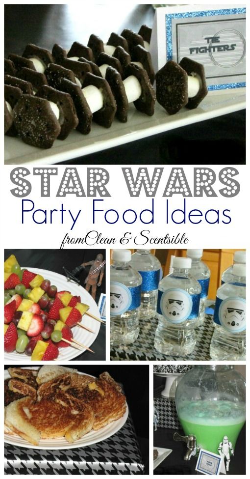 star wars party food labels
