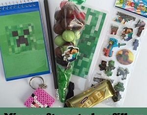 Birthday Party : Minecraft themed party bag filler ideas