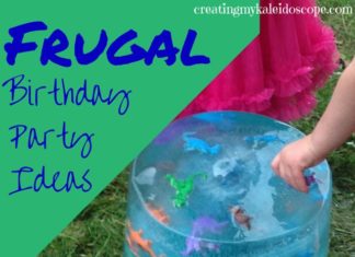 Birthday Party : Most of our birthday-party frugality was far from revolutionary. One thing we d…