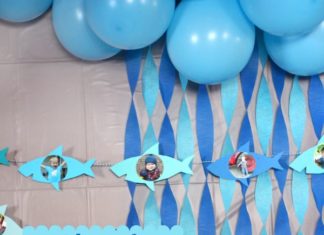 Birthday Party : Shark Birthday Party Ideas from party food, party decor, DIY garlands, and birth…