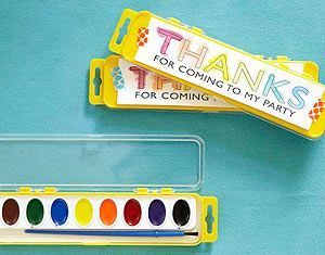 Birthday Party : Thank Hues! Send a little inspiration home with these easy favors. Before the pa…