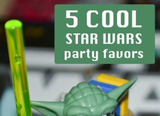 Birthday Party : These Star Wars party favors are perfect for our goodie bags – and I love that t…