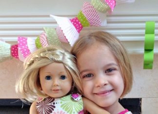 Birthday Party : This American Girl birthday party was made perfect with tiny paper products and …