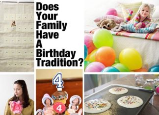 Birthday Party : creating birthday traditions with the kids