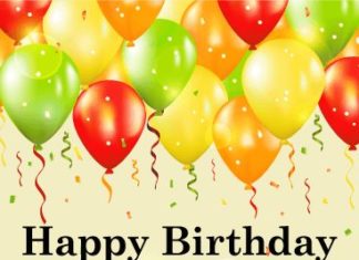 Birthday Quotes : Bright Birthday Balloon Card for Cousin