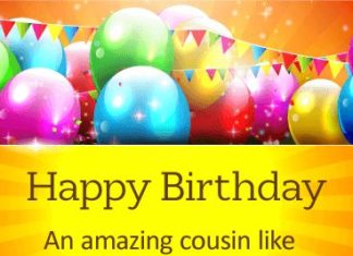 Birthday Quotes : Celebrate in a Big Way – Happy Birthday Card for Cousin: This birthday greeting …