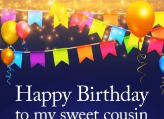 Birthday Quotes : To my Sweet Cousin – Happy Birthday Wishes Card