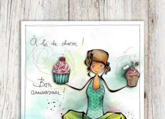 Happy Birthday Wiches : A toi le choix … Bon anniversaire! – Carte d’anniversaire illustrée par Myra …
