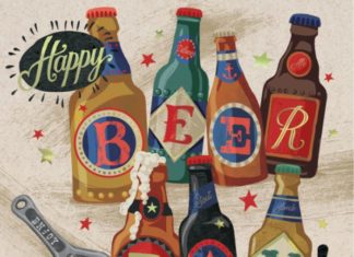 Happy Birthday Wiches : Andrew Smith – Happy Birthday Beer Male Foil Andrew Smith