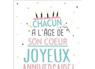 Happy Birthday Wiches : Carte postale message Anniversaire Chacun à l'age de son coeur – Papeterie …