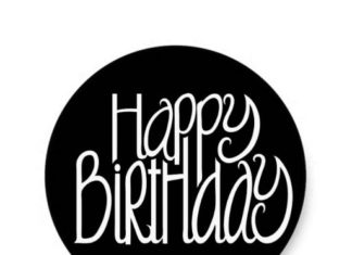 Happy Birthday Wiches : Happy Birthday Black Sticker In our offer link above you will seeDeals Happy Bir…