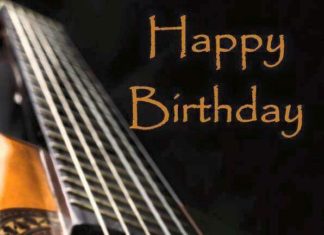 Happy Birthday Wiches : Happy birthday acoustic guitar