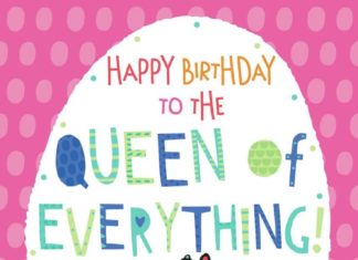 Happy Birthday Wiches : birthday card queen bunting.jpg