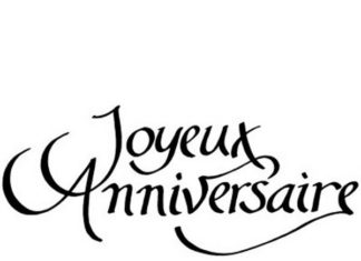 Happy Birthday Wiches : écritue: joyeux anniversaire
