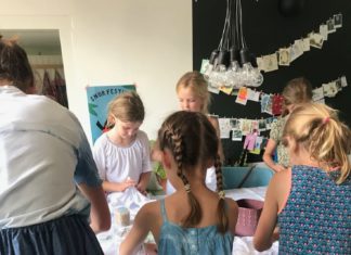 Birthday Inspiration: A shibori party for Ava's 8th birthday party, so magical!