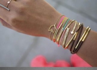 Birthday Gifts Inspiration : We love to stack on bracelets and this DIY tutorial shows you how to make your…