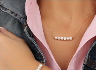 Birthday Gifts Ideas : A Beautiful Pearl and Gold Necklace and Bracelet Wedding Birthday Anniversary Se…