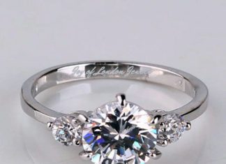 Birthday Gifts Ideas : A Perfect 1.5TCW Round Cut Russian Lab Diamond 18K White Gold Promise – Joy Of…