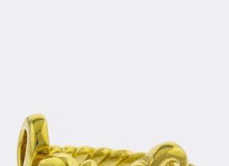 Birthday Gifts Ideas : Gold Twisted Love Promise Engagement Ring