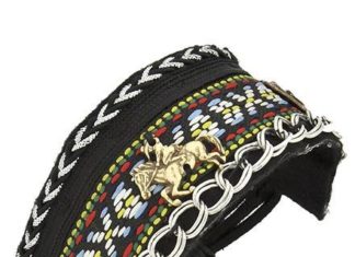 Birthday Gifts Ideas : NEW! Dark Brown Fabric Wovern Leather Horse Vintage Bracelet