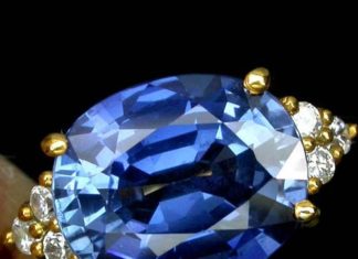 Birthday Gifts Ideas : Natural 6.37CT Oval Cut Kashmir Blue Sapphire Promise Engagement Anniversary Wed…
