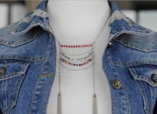 Birthday Gifts Ideas : Silver Beaded Tassel Necklace Body Chain