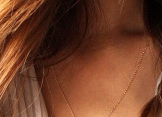 Birthday Gifts Ideas : Trendy Gold Vertical Bar Necklace Body Jewelry