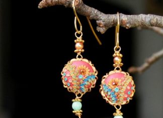 Birthday Gifts Ideas : rubies.work/… Reserved- Peru Opal Chalcedony jewelry, Amazonite,golden pearl, …