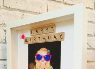 Birthday Gifts Inspiration : Birthday Frame Personalised Happy Birthday by MagicWonderCreations