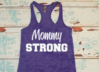 Birthday Gifts Inspiration : Burnout Tank. Workout Tank. Mommy Strong. by strongconfidentYOU