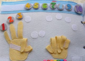 Birthday Gifts Inspiration : Compter jusqu'à dix calme livre Page / Quiet Book / par RutisRoots