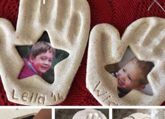 Birthday Gifts Inspiration : Handprint & Photo Keepsake Ornament | DIY Fathers Day Gift Ideas from Kids | DIY…