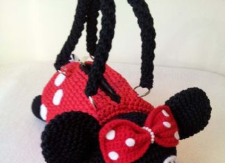 Birthday Gifts Inspiration : Minnie Mouse Handmade crochet handbag birthday by Solutions2511 / FINISHED PRO…