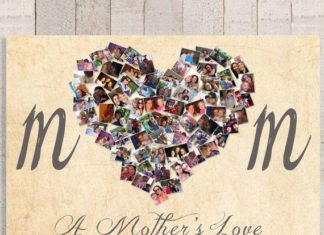Birthday Gifts Inspiration : Mom Canvas, Mother's Day Gift, Personalized Photo Collage, Mom Birthday Gift…